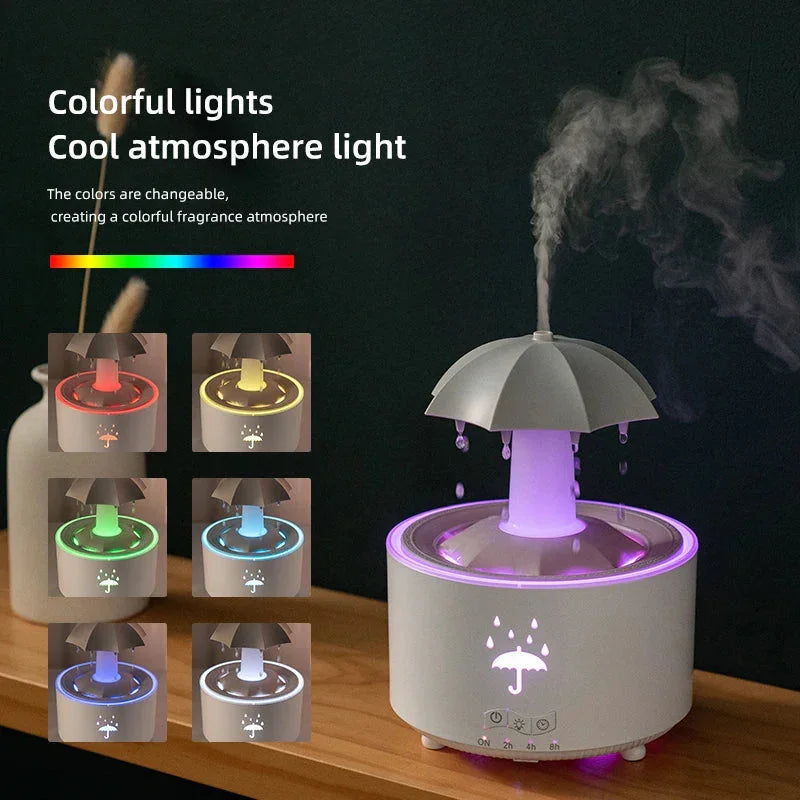 Air Humidifier - Aroma Diffuser - LED Lighting