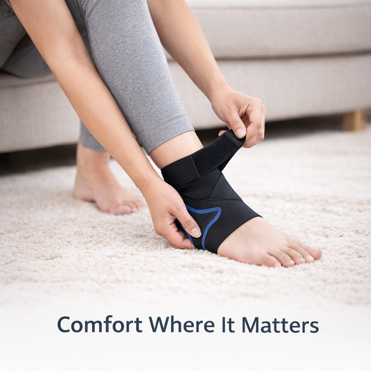 Ankle Wrap Sleeve - Compression Support - X Design