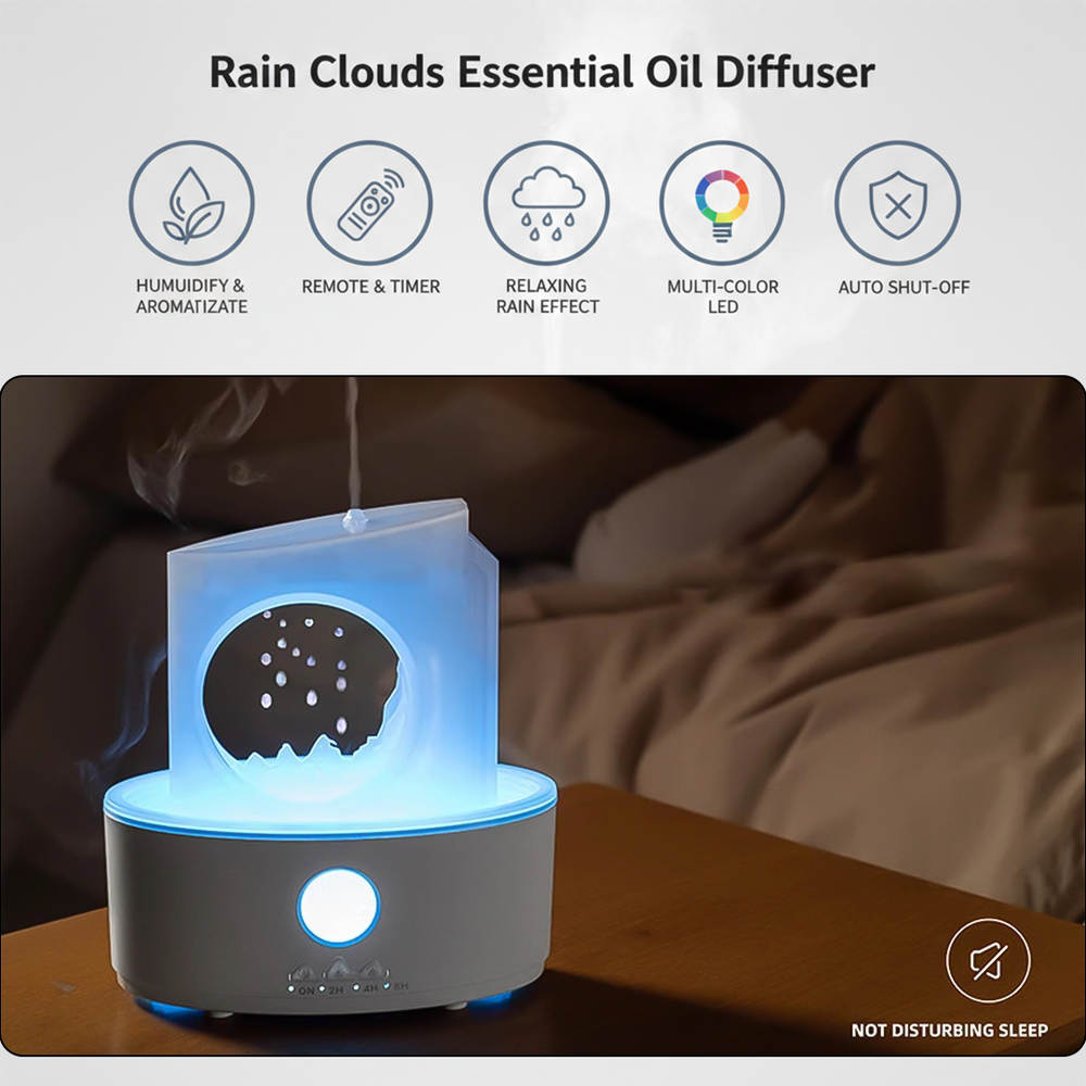 Aroma Diffuser - Rain Cloud - Ultrasonic Mist