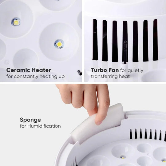 Automatic Egg Incubator - LED Display - Temperature Control