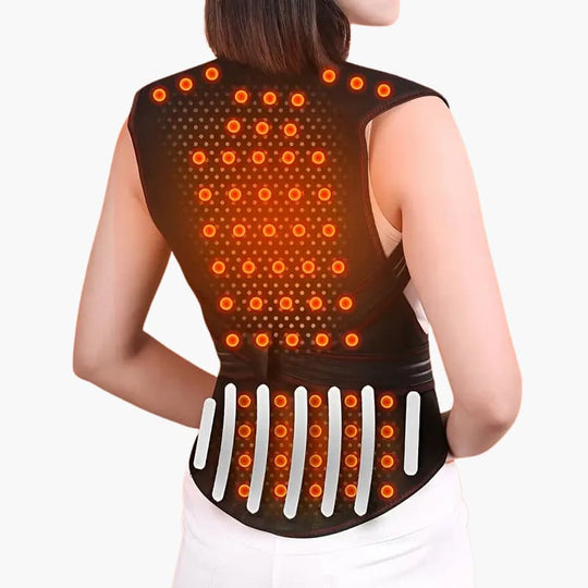 Back Support Belt - Magnetic Design - Adjustable Fit