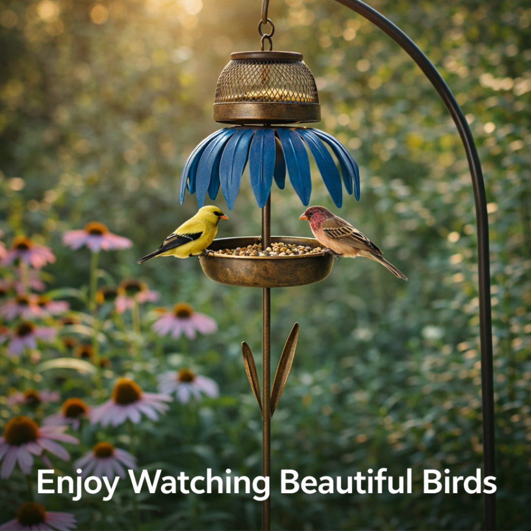 Bird Feeder - Coneflower Design - Outdoor Hanging
