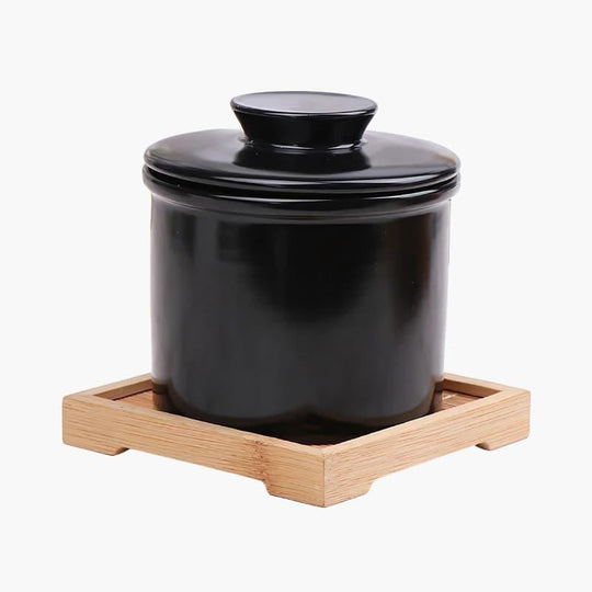 Butter Keeper - Ceramic Container - Water-Sealed Lid