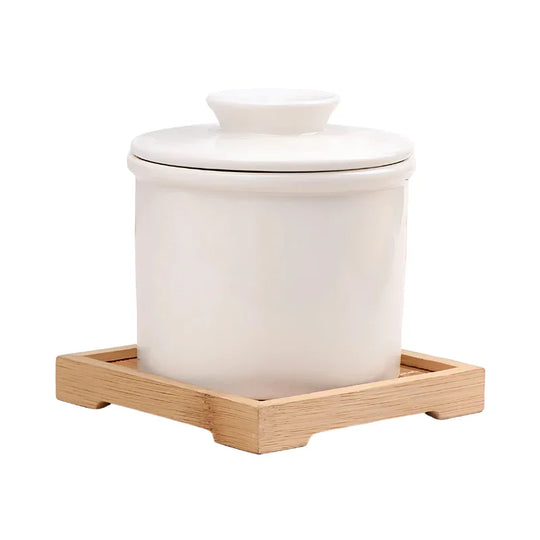 Butter Keeper - Ceramic Container - Water-Sealed Lid