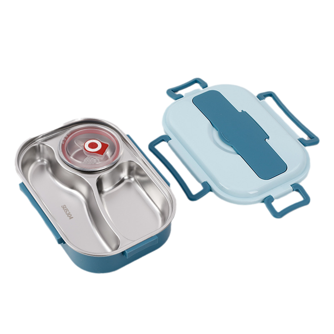 Thermal Lunch Box - Stainless Steel - Multi Compartment