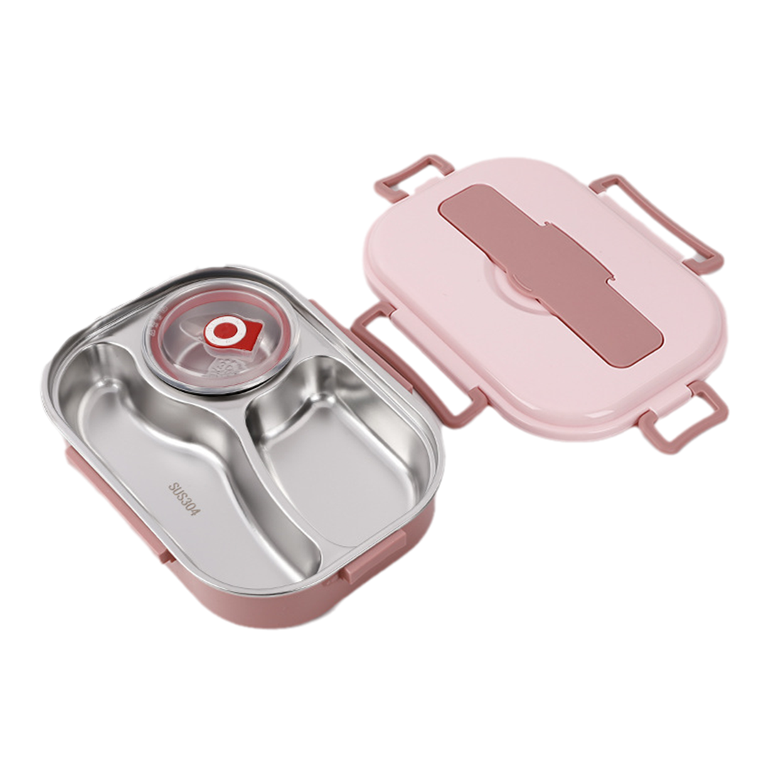 Thermal Lunch Box - Stainless Steel - Multi Compartment