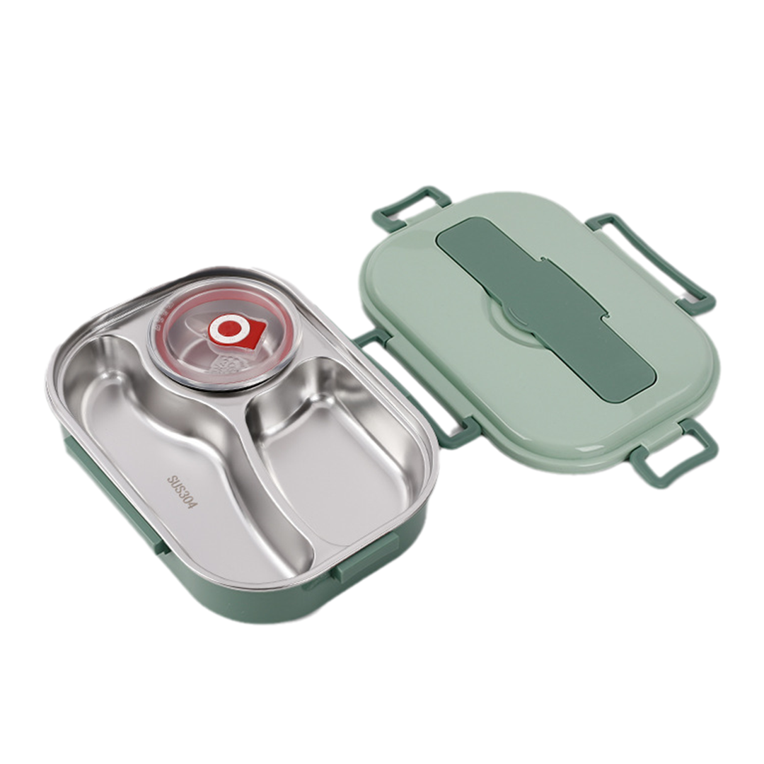 Thermal Lunch Box - Stainless Steel - Multi Compartment