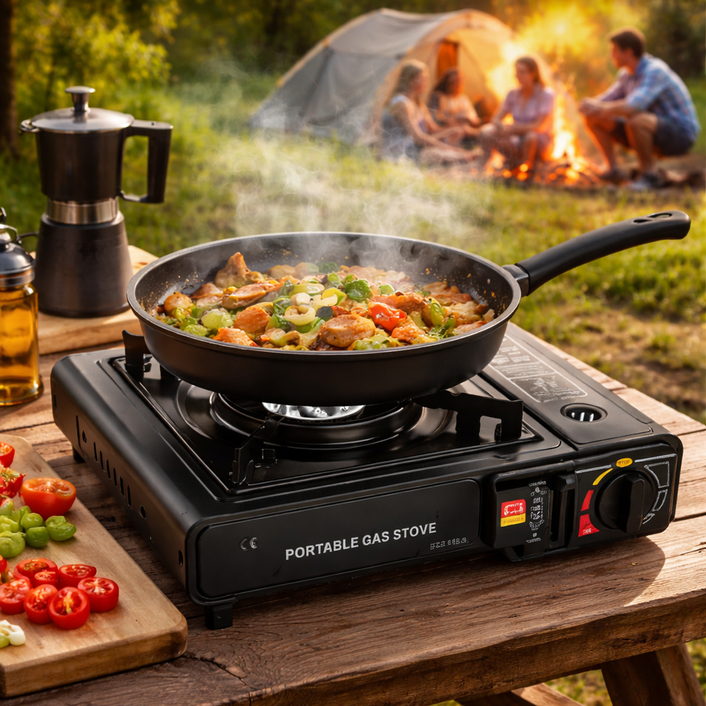 Camping Gas Stove - Portable Design - 2100W Power