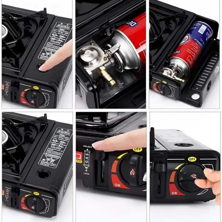 Camping Gas Stove - Portable Design - 2100W Power