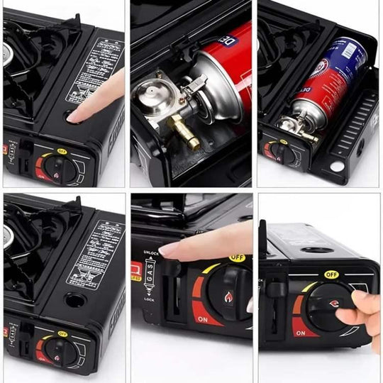 Camping Gas Stove - Portable Design - 2100W Power