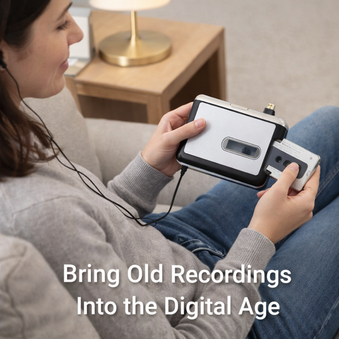 Cassette Converter - USB Transfer - Portable Player