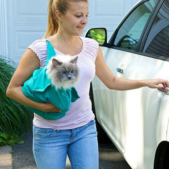 Cat Travel Bag - Mesh Ventilation - Secure Carry