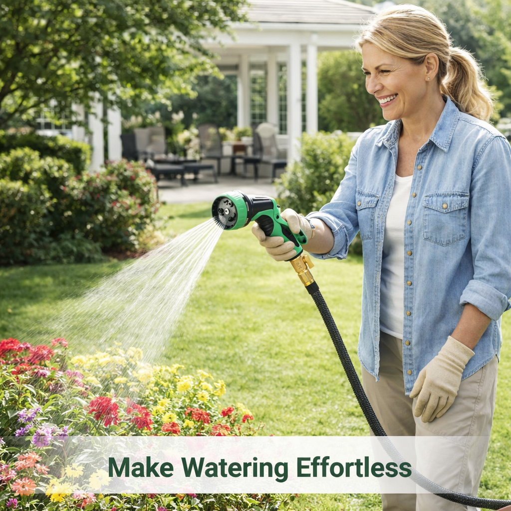 Garden Water Hose - Expandable Design - Outdoor Use