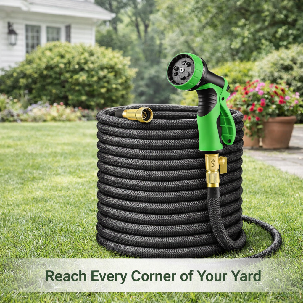 Garden Water Hose - Expandable Design - Outdoor Use