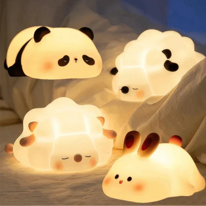 Children's Night Light - Silicone Animal - USB Rechargeable