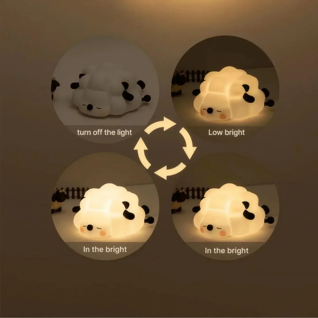 Children's Night Light - Silicone Animal - USB Rechargeable