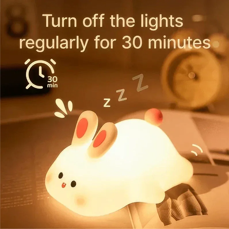 Children's Night Light - Silicone Animal - USB Rechargeable