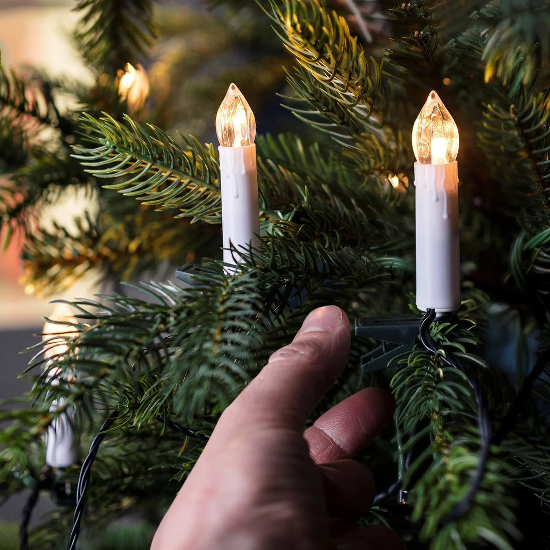 Christmas Candle Lights - Warm White LED - Tree Decoration
