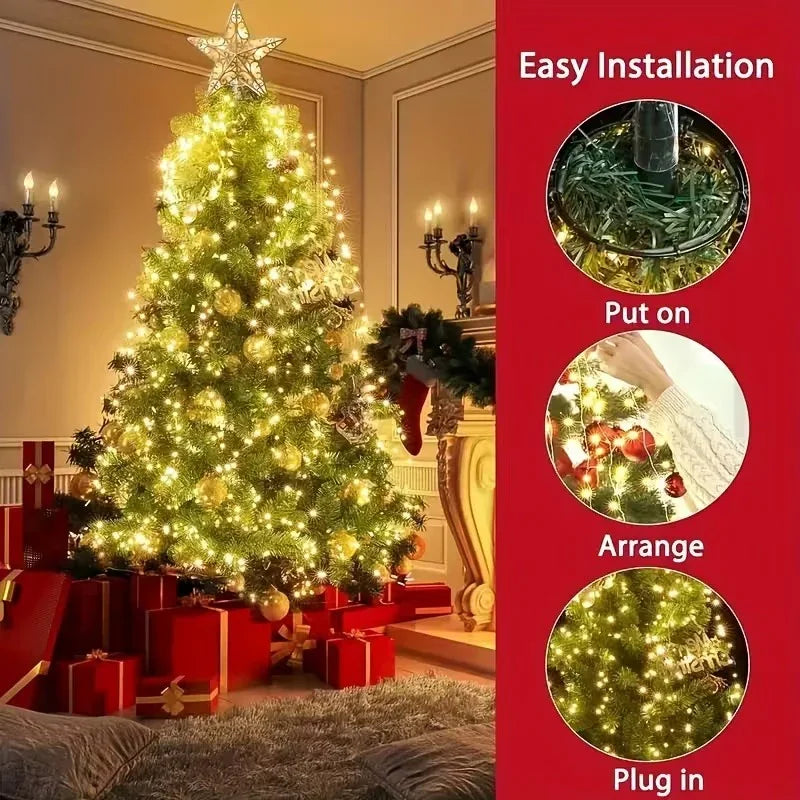 Christmas Tree Lights - USB Powered - Remote Control