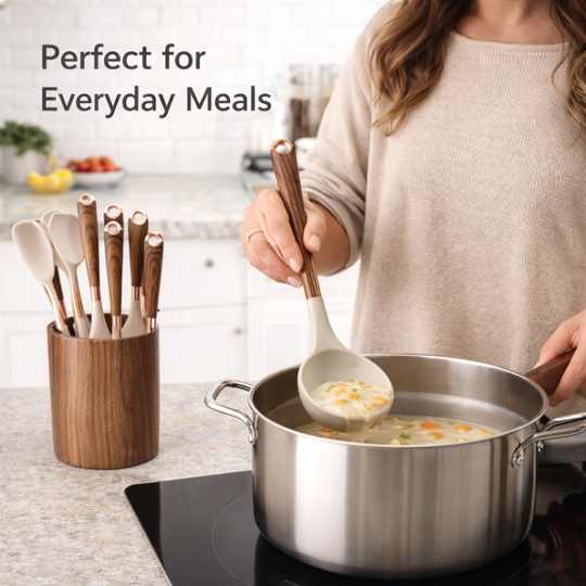 Cooking Utensil Set - Silicone Tools - Kitchen Accessory