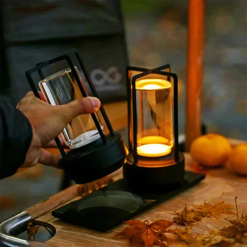 Cordless LED Lamp - Metal Design - Touch Control
