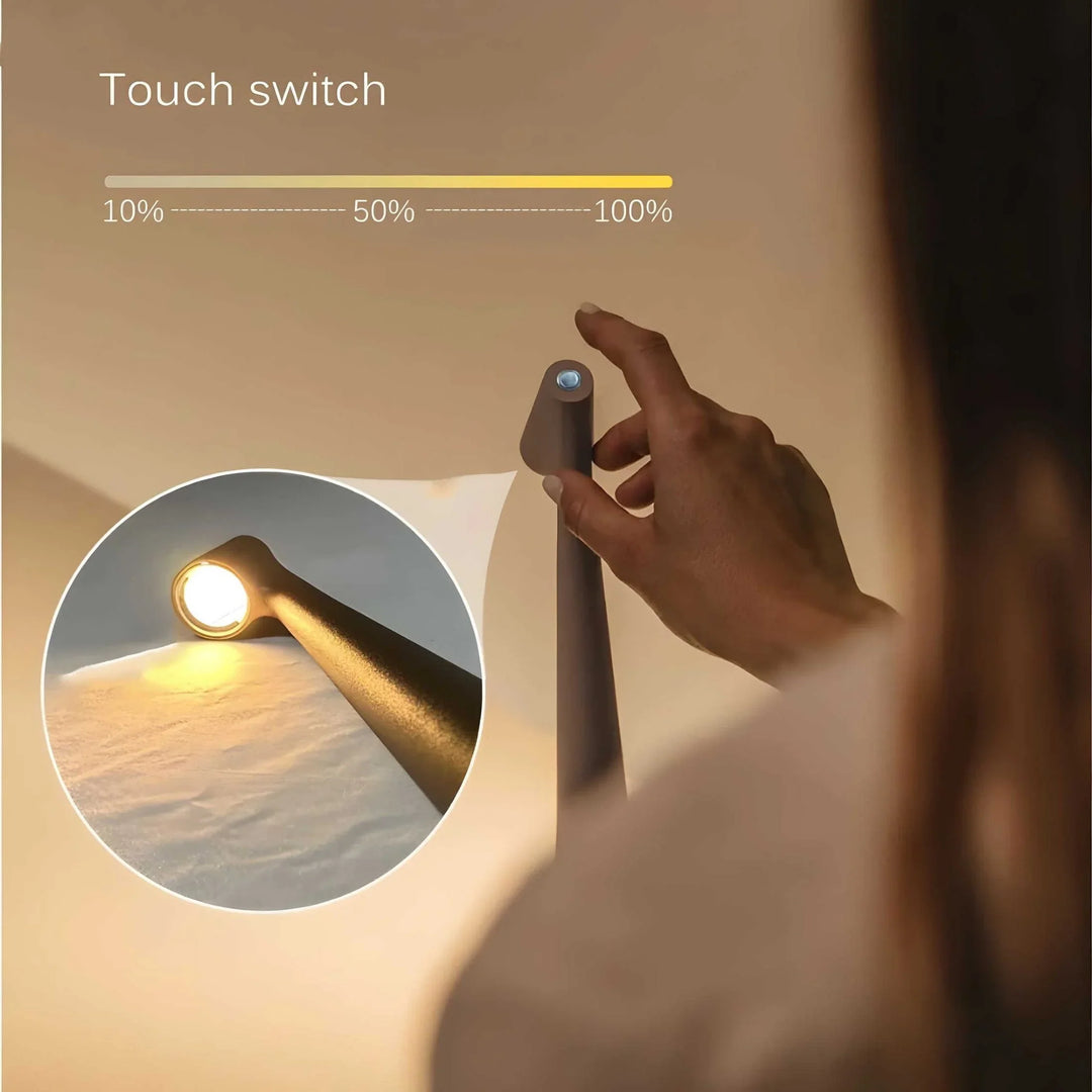 Cordless Table Lamp - Battery Operated - Adjustable Brightness - Luvonic