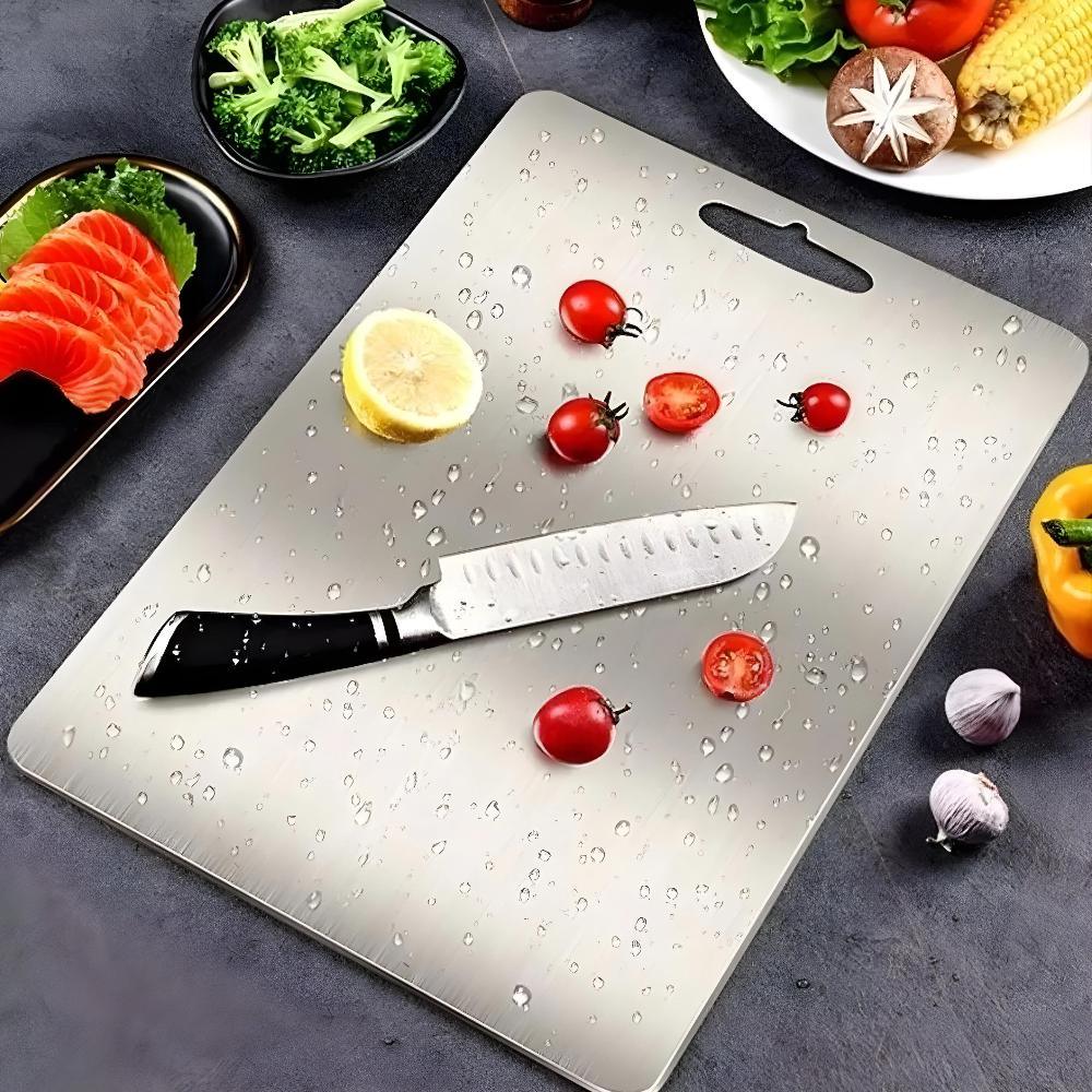 Cutting Board - Stainless Steel - Kitchen Use