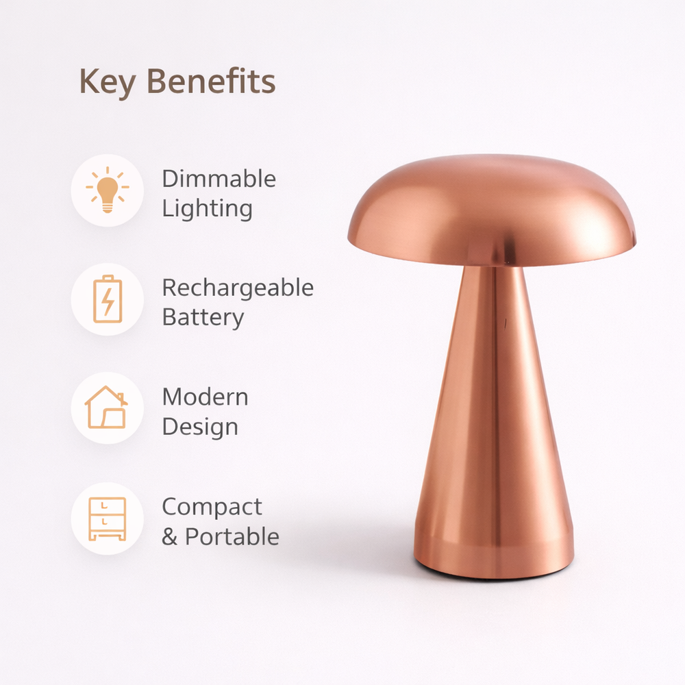Dimmable Table Lamp - LED Lighting - Modern Design