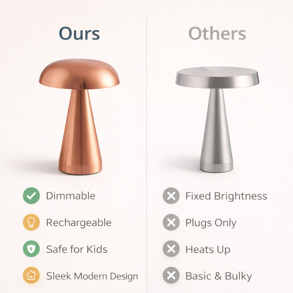 Dimmable Table Lamp - LED Lighting - Modern Design