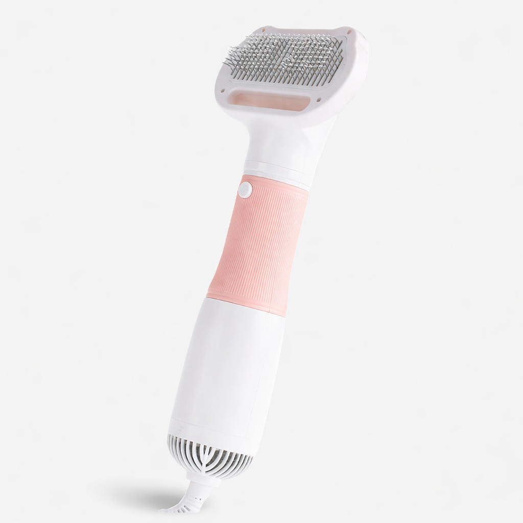 Dog Hair Dryer - Grooming Brush - Styling Comb