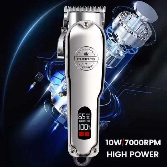 Dog Hair Clipper - Rechargeable Trimmer - Metal Design