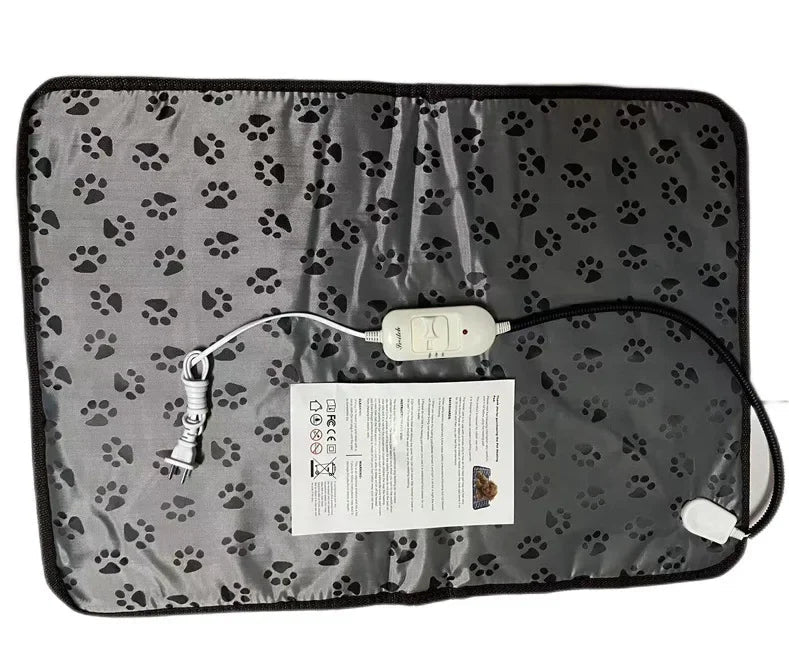 Electric Dog Heating Pad - Adjustable Temperature - Safety Design