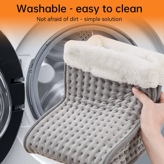 Electric Foot Warmer - Adjustable Temperature - Plush Surface