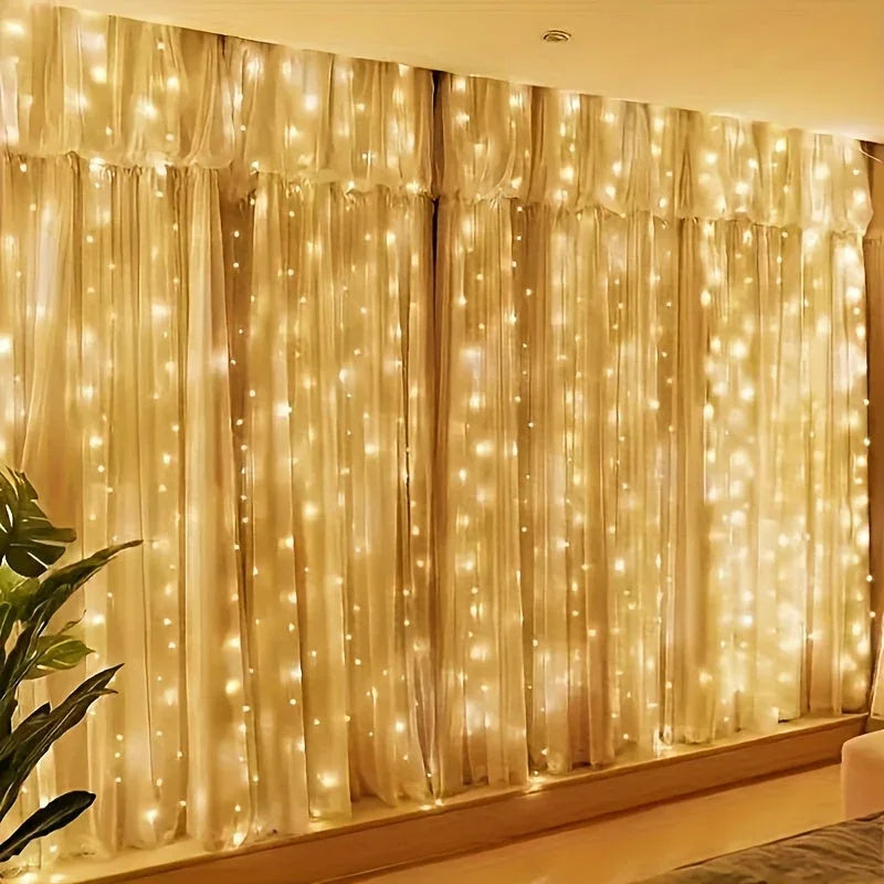Fairy Light Curtain - USB LED - Remote Control