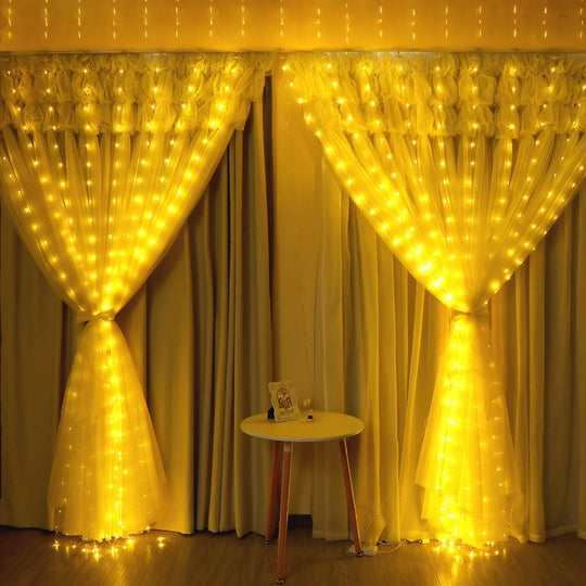 Fairy Light Curtain - USB LED - Remote Control