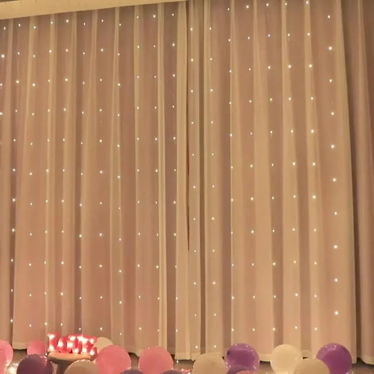 Fairy Light Curtain - USB LED - Remote Control