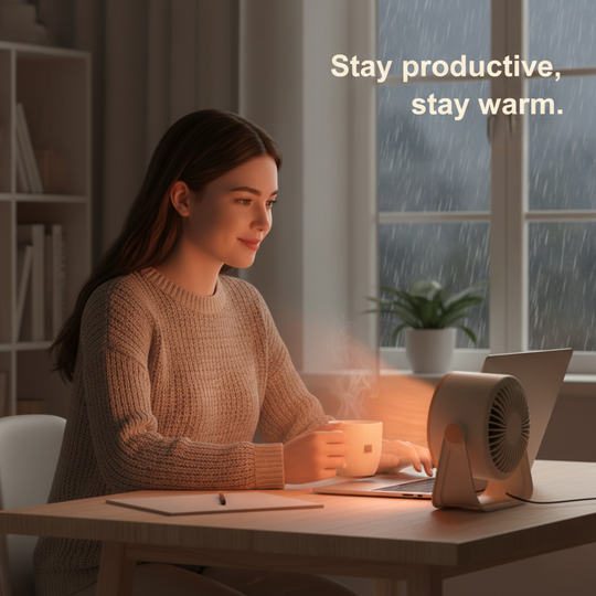 Fan Heater - Compact Design - Multi-Mode Function