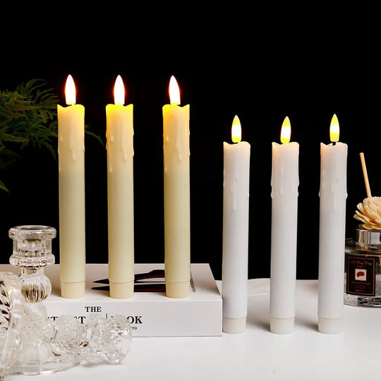 Flameless LED Candles - Realistic Flame - Battery Operated