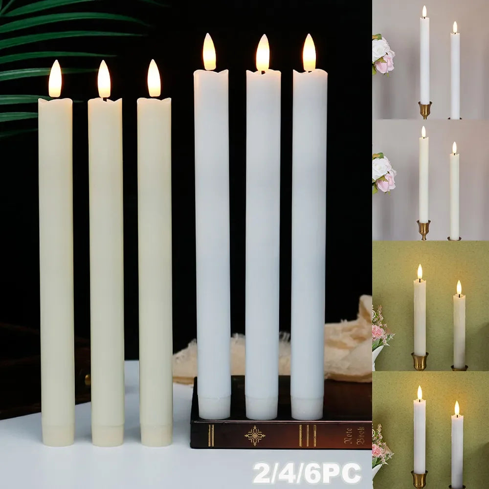 Flameless LED Candles - Realistic Flame - Battery Operated
