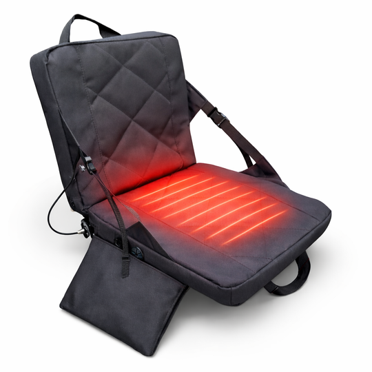 Foldable Heated Seat Cushion - 3 Temperature Settings - USB Powered
