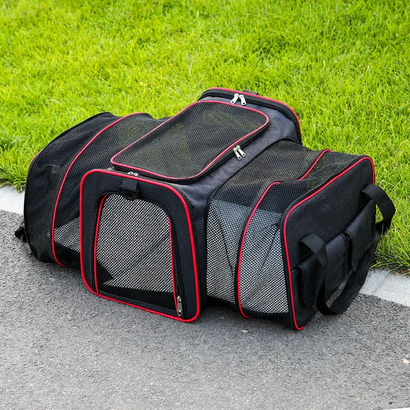 Foldable Pet Carrier - Compact Design - Secure Travel