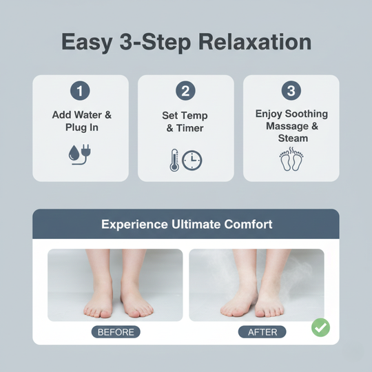 Foot Spa Massager - Hydrotherapy - Heat Function