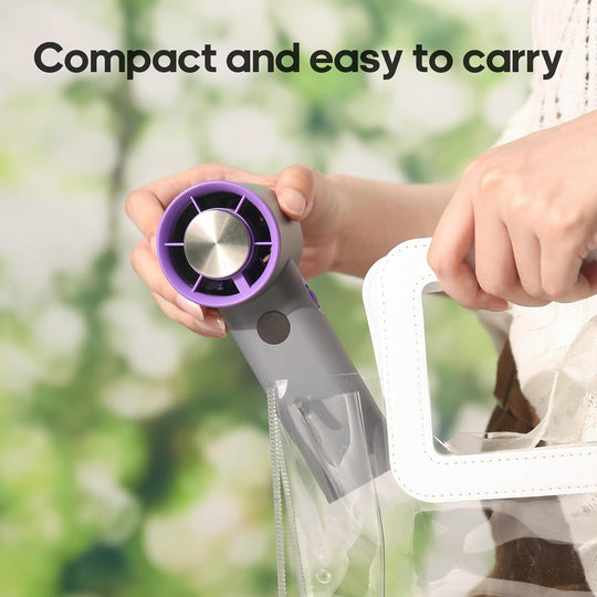 Handheld Fan - Portable Design - Rechargeable Battery