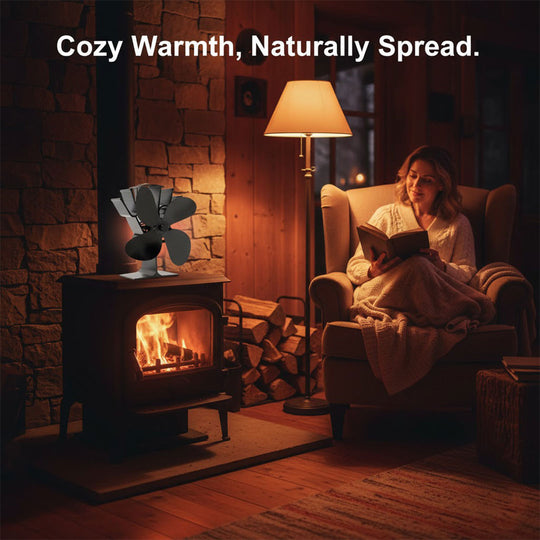 Heat Activated Stove Fan - Fireplace Fan - Wood Stove