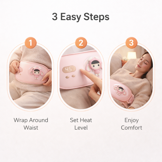 Heating Waist Band - Wireless Design - USB Rechargeable