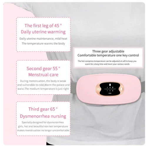 Heating Belt - Adjustable Waist - Rechargeable Design