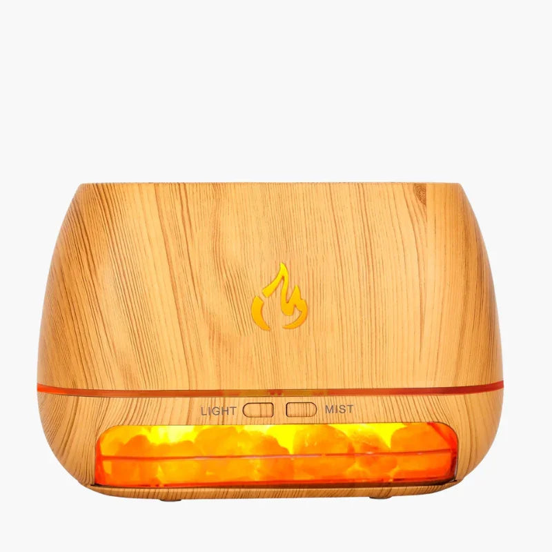 Himalayan Salt Lamp - USB Powered - Crystal Design