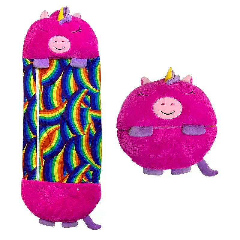 Kids Sleeping Bag - Plush Toy - 2-in-1 Design