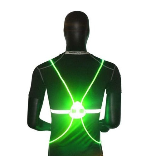 LED Safety Vest - Reflective Light - Adjustable Strap