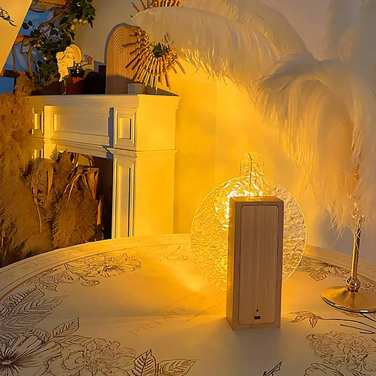 LED Table Lamp - Ocean Wave Design - Multi-Colour Light Effect